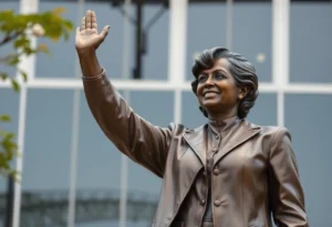 Statue Unveiling for Women's Basketball Coach