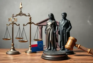 Illustration representing immigration policy changes and uncertainty.