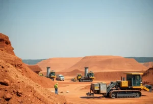 Mining operations at Haile Gold Mine in South Carolina