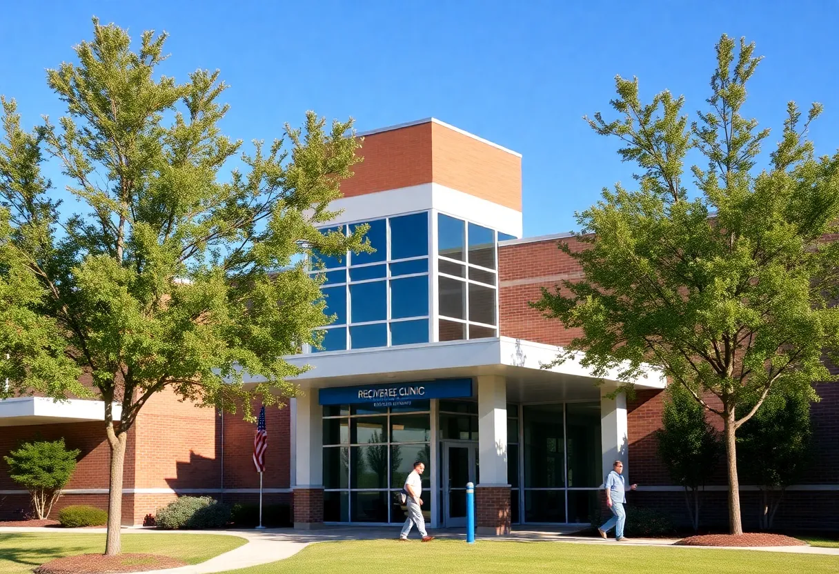Exterior of the new VA clinic in Rock Hill, SC, serving local veterans