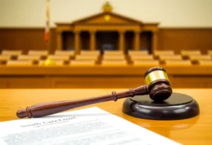 Gavel and legal documents representing court ruling