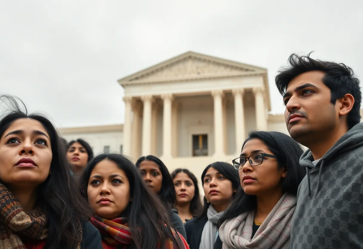 Immigrant communities demonstrating concern over Supreme Court ruling