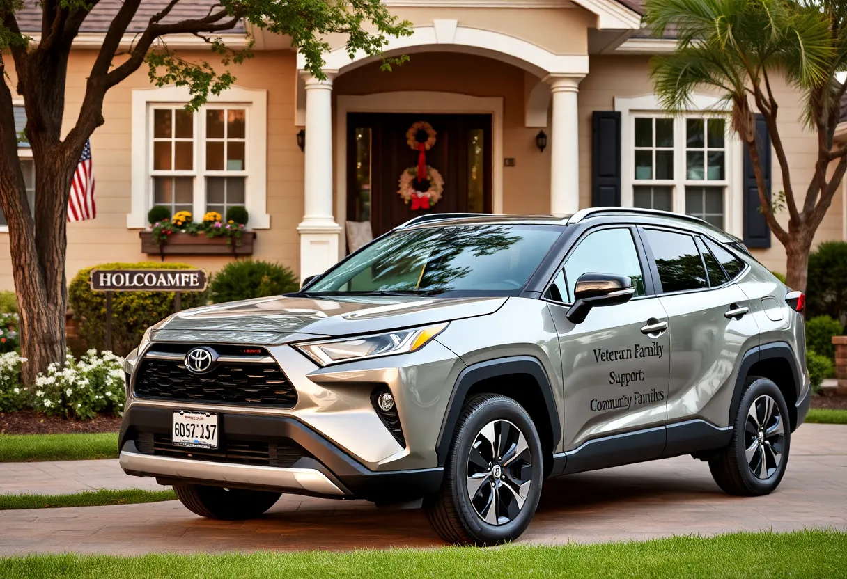 A fully paid 2025 Toyota Cross donated to a military veteran