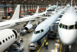 Boeing Jets Assembly Line