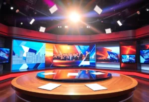 News studio representing local journalism