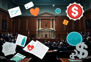 Visual representation of Congress passing a new policy bill.