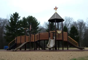 A playground dedicated in memory of Wadee Alfayoumi.