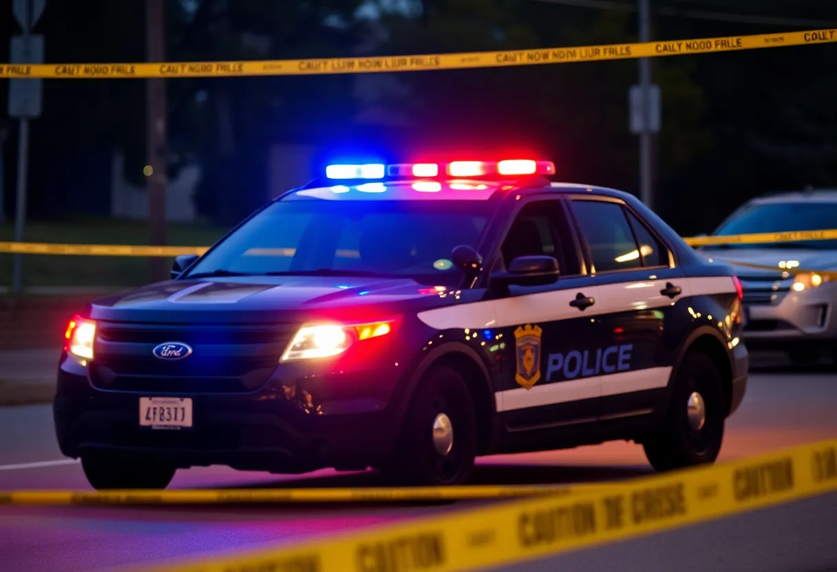 Rock Hill police at the scene of a shooting incident