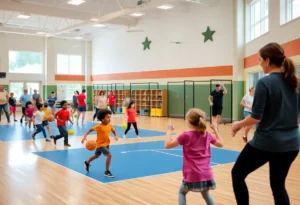 Community members participating in recreational activities in Rock Hill