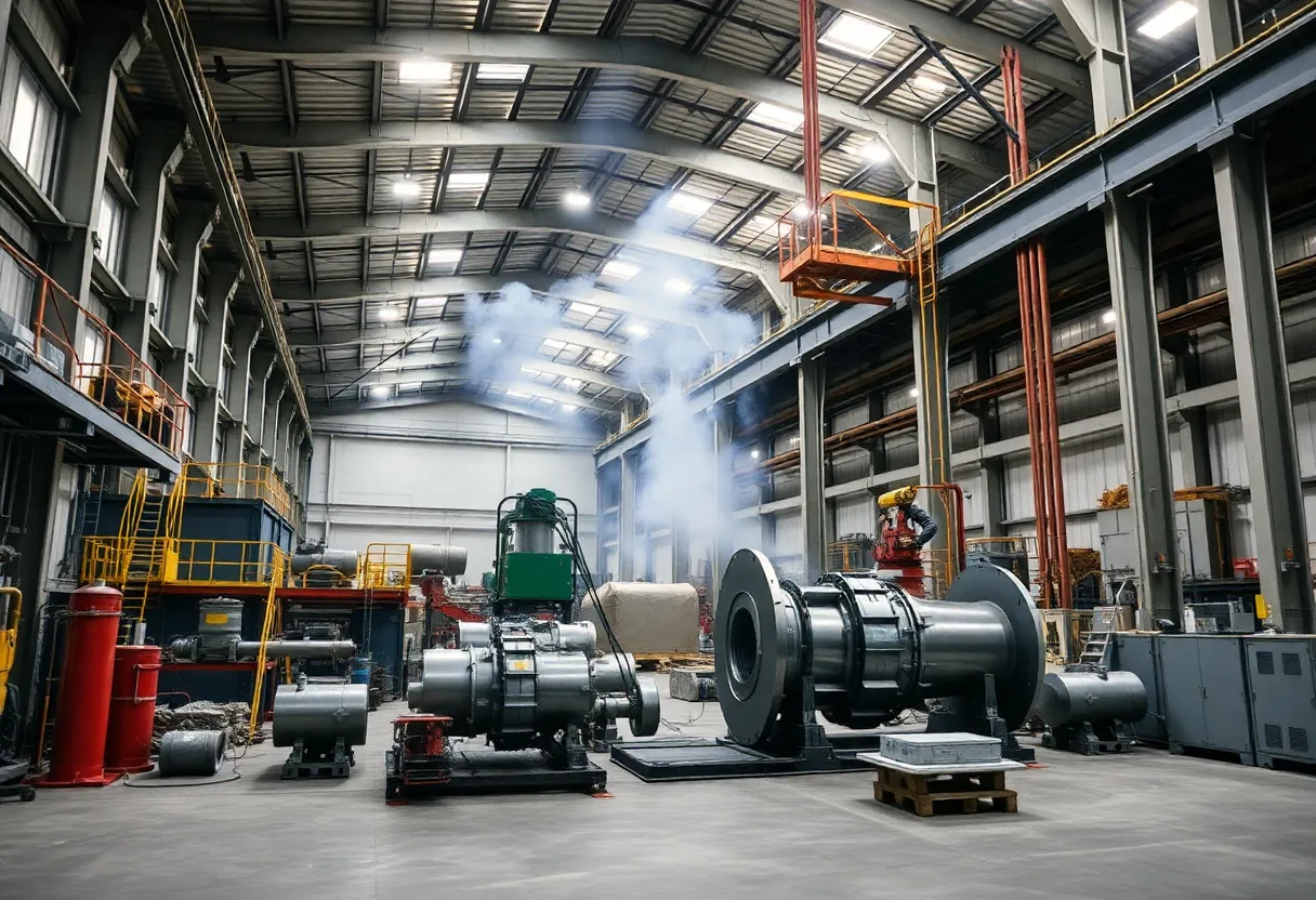 Rendering of Schneeberger's new manufacturing facility in Rock Hill, South Carolina