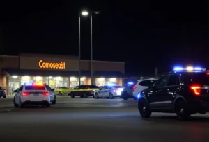 Police investigation at a grocery store in Rock Hill SC