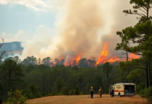 Wildfires in the Carolinas