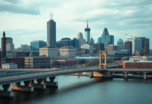 Baltimore skyline highlighting infrastructure issues