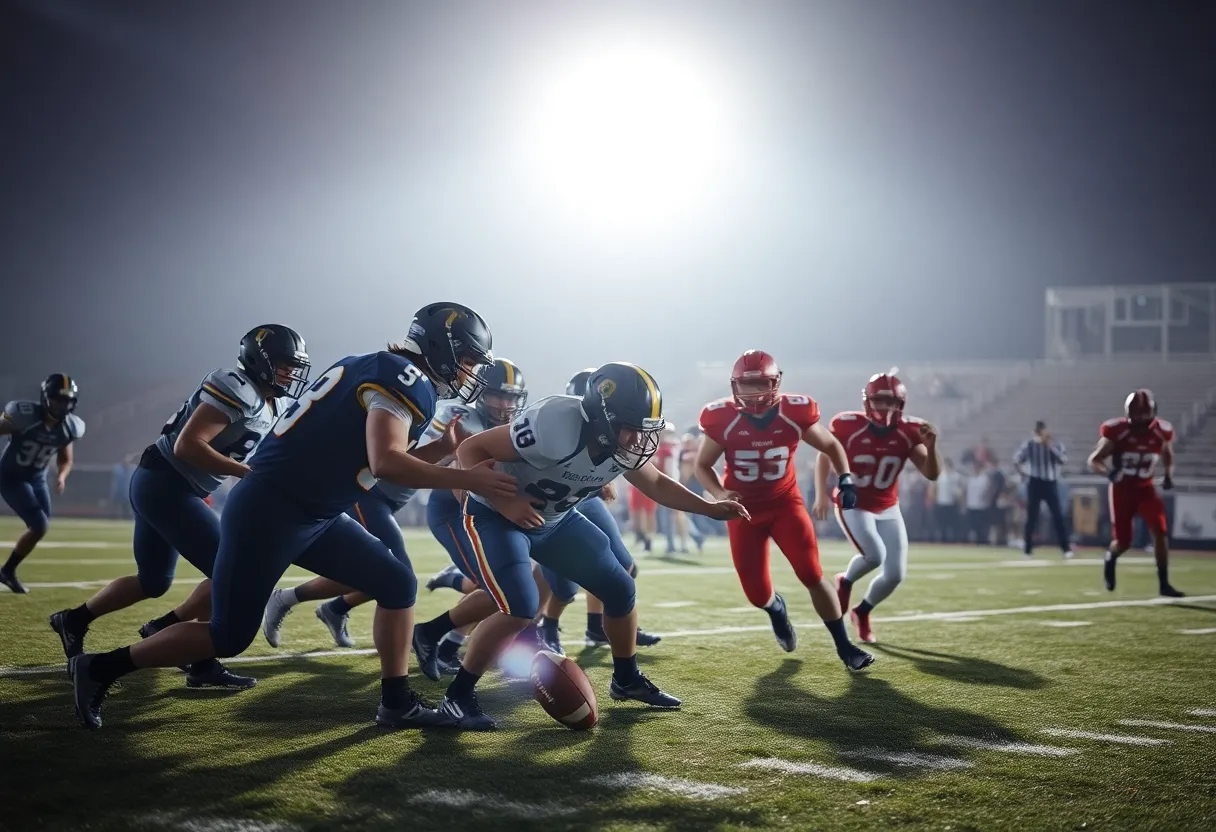 Northwestern Trojans in action against Spartanburg
