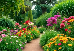 Botanical garden in the Olde English District, South Carolina