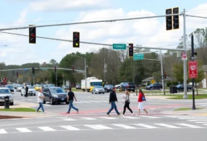 Improved intersection at India Hook Road and Celanese Road in Rock Hill