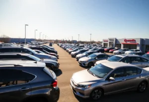 A variety of used cars available at Rock Hill Nissan dealership.