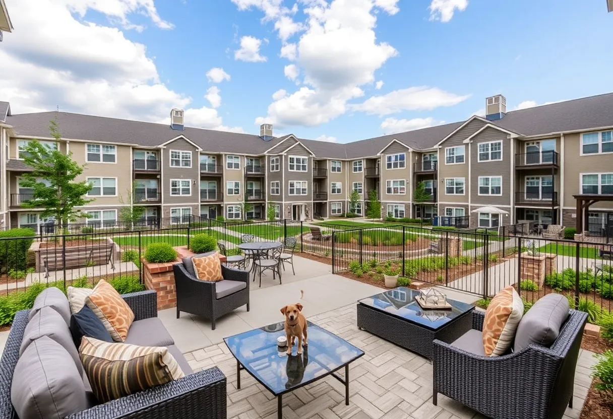 An apartment complex in Rock Hill that welcomes pets