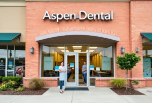 Exterior of Aspen Dental clinic in Rock Hill, SC