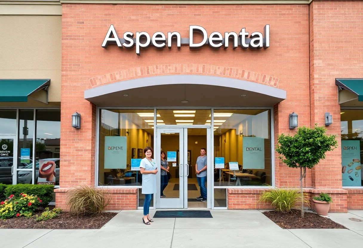 Exterior of Aspen Dental clinic in Rock Hill, SC
