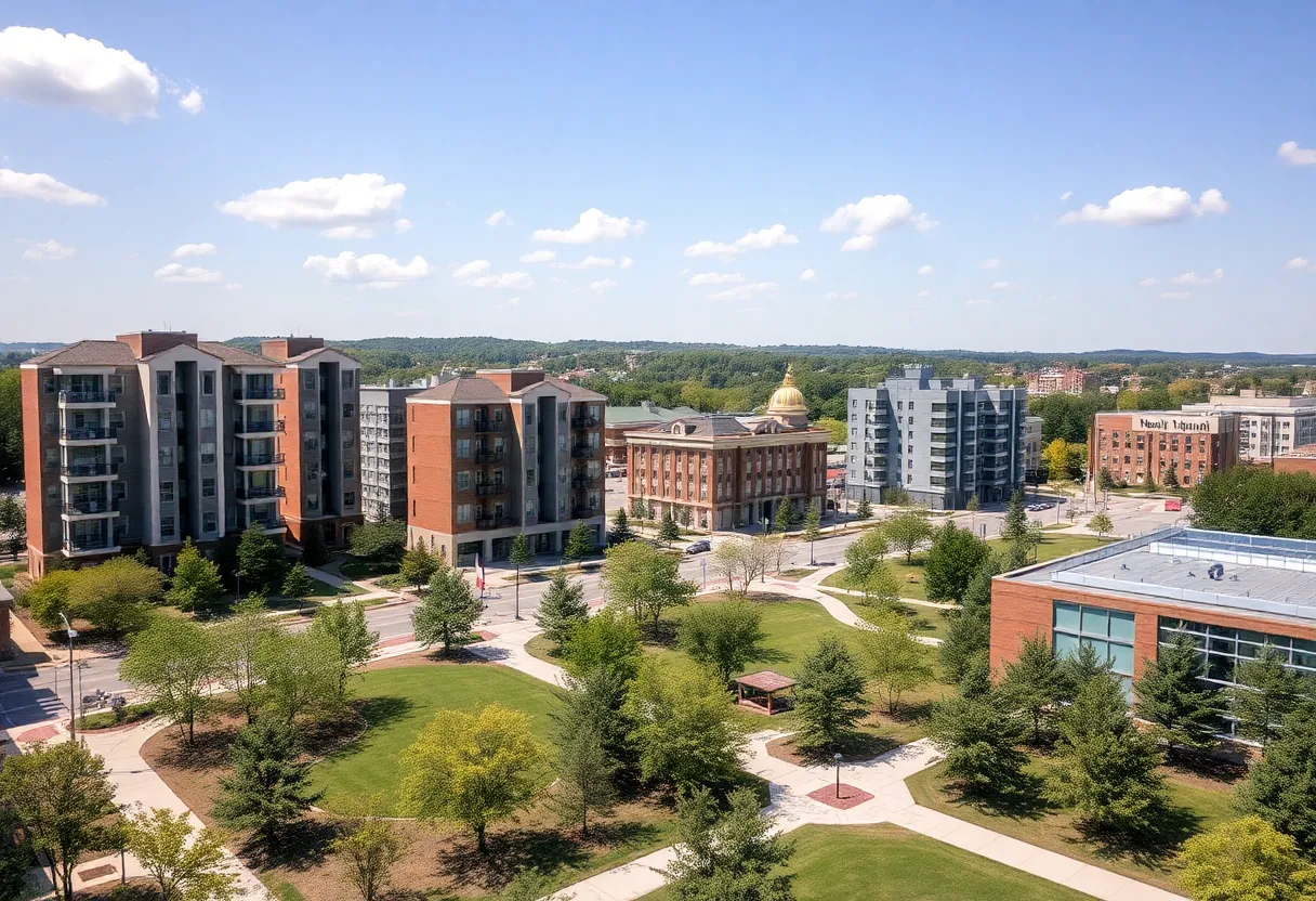 Modern apartments in Rock Hill, South Carolina