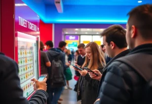 People purchasing lottery tickets digitally in North Carolina