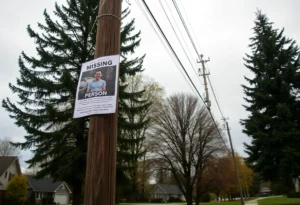 Community flyer for missing teenager Hope Pelletier