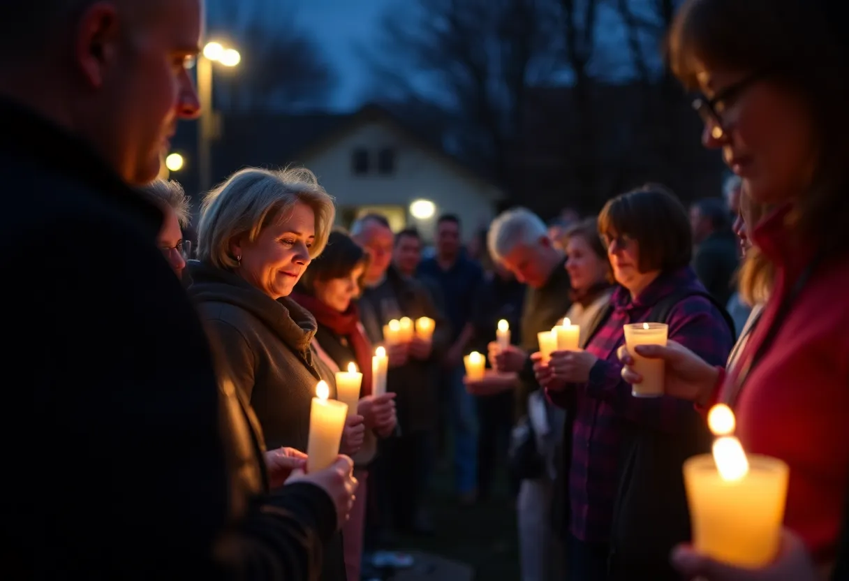 Candlelight vigil in North Codorus Township honoring police officers