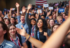 Young conservatives rallying for Turning Point USA