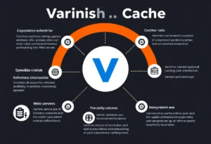 Infographic depicting Varnish Cache features and benefits