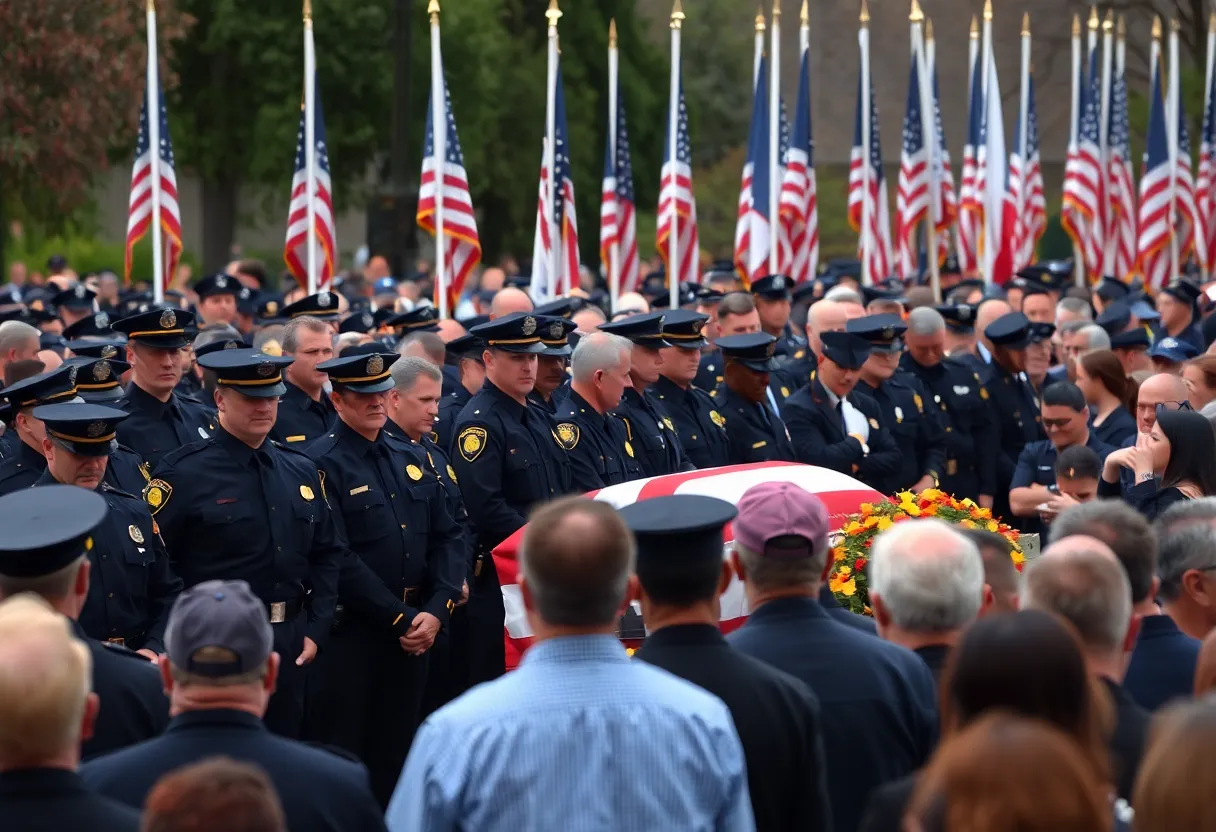 Funeral service for fallen detectives in York County