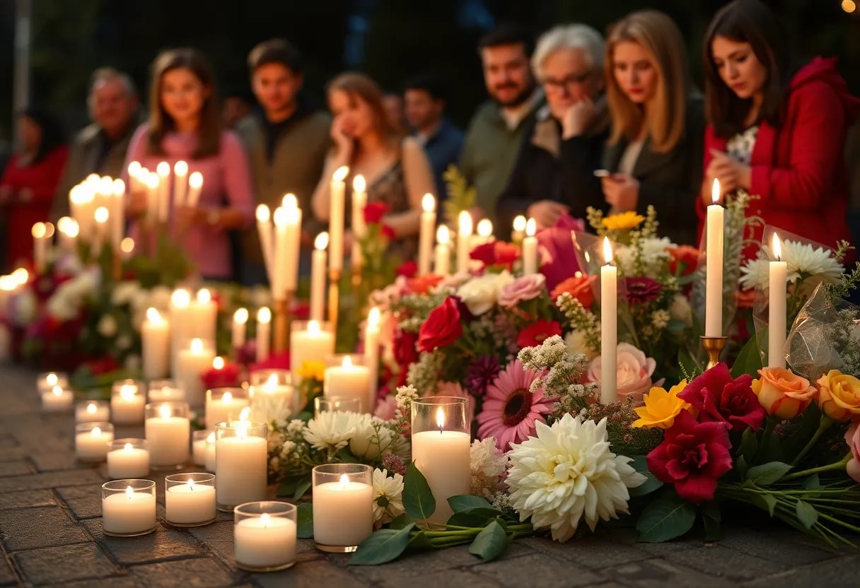 Candlelight memorial tribute for Charlie Kirk