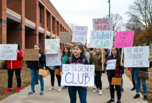 Student protest at David Douglas High School