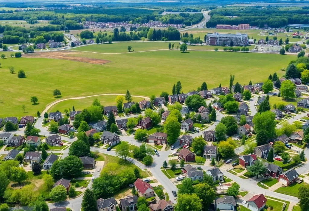 Residential neighborhoods in Lancaster County