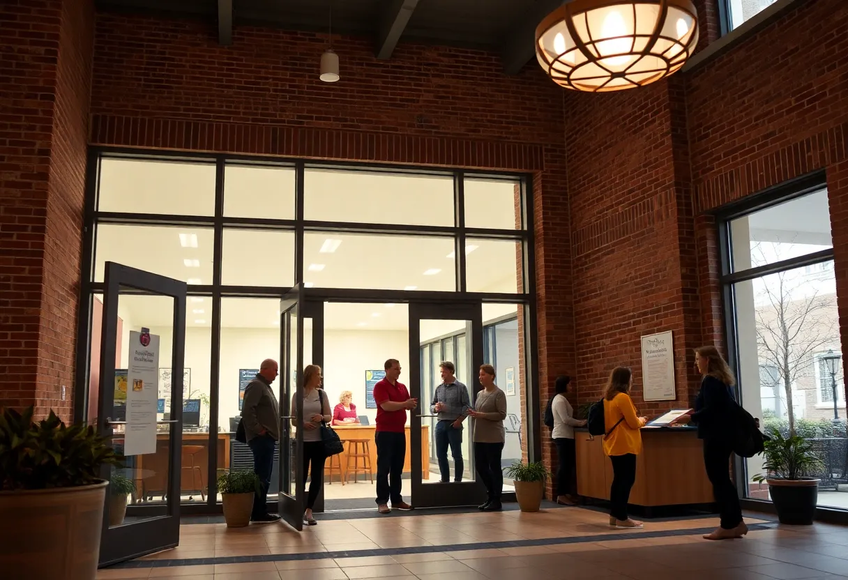 Entrance of the Lancaster Recovery Center