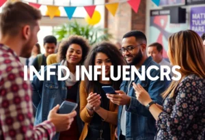 Micro-influencers engaging with their followers in a digital setting