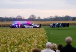 Scene of police activity in North Codorus Township after a shooting.