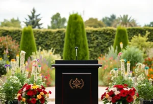 Ceremony for the Presidential Medal of Freedom in a Rose Garden