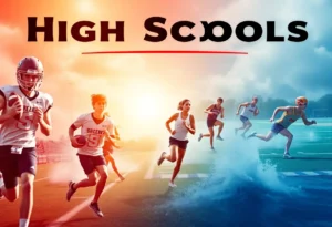 Athletes from Rock Hill High Schools competing in various sports