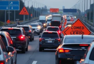 Congested traffic on Route 222 in Ephrata Township