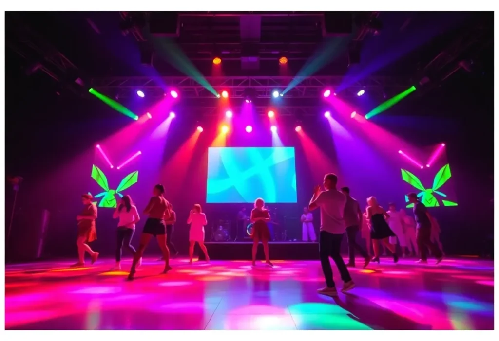 Dancers performing on stage during Dancing with the Stars Live in Uncasville.