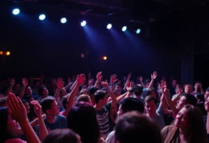 Audience enjoying a concert at Infinity Music Hall