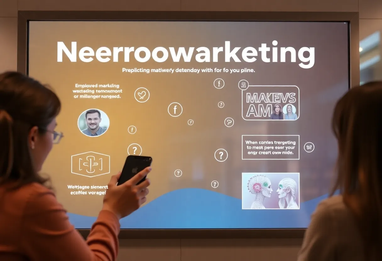 Digital advertisement using neuromarketing principles