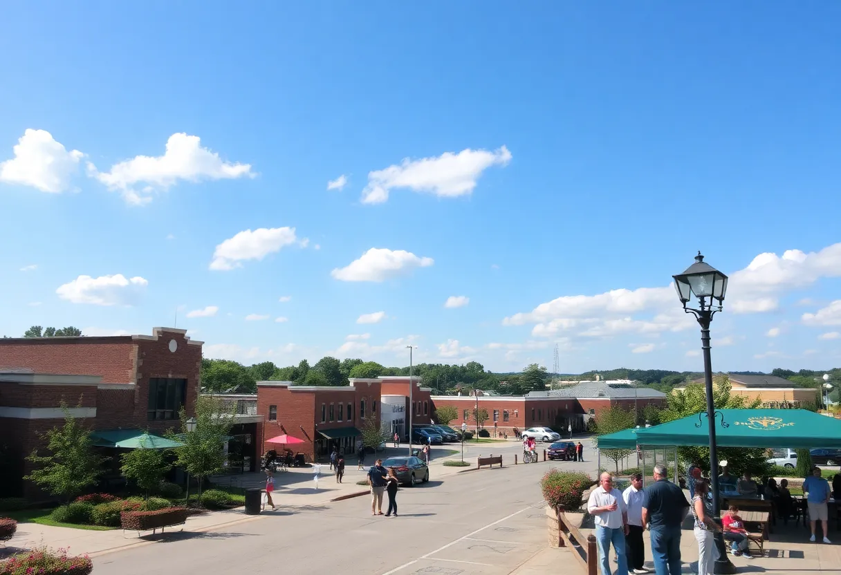 Scenic view of Rock Hill, SC on a sunny Saturday
