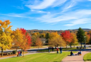 People enjoying clear weather in Rock Hill, SC, on November 28, 2025.