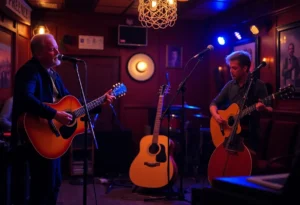 Acoustic setup for Pink Floyd tribute show