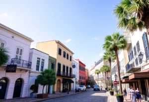 Historic architecture and vibrant streets of Charleston
