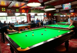 Competition at the Clemmons Billiards Championship