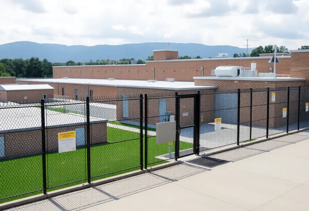 Security features of a correctional facility