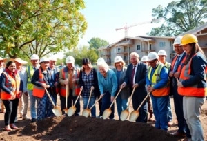 Groundbreaking ceremony for Dogwood Trail Apartments II in Albany, Georgia.